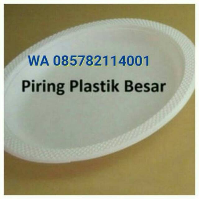 Piring makan plastik besar/piring plastik bsm