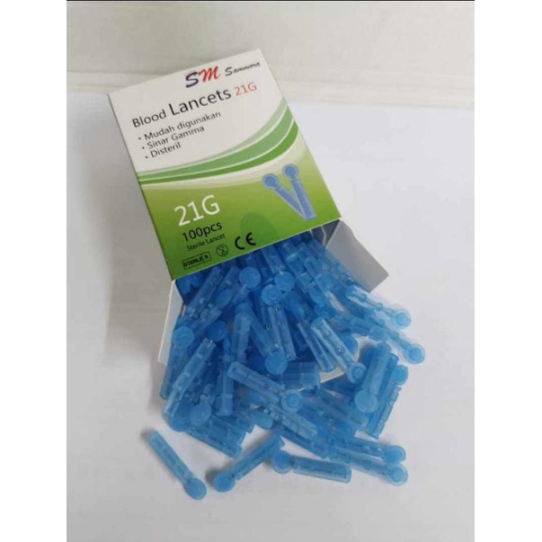 Jarum / LANCETS Bekam 21G sammora isi 100 / jarum bekam Samora