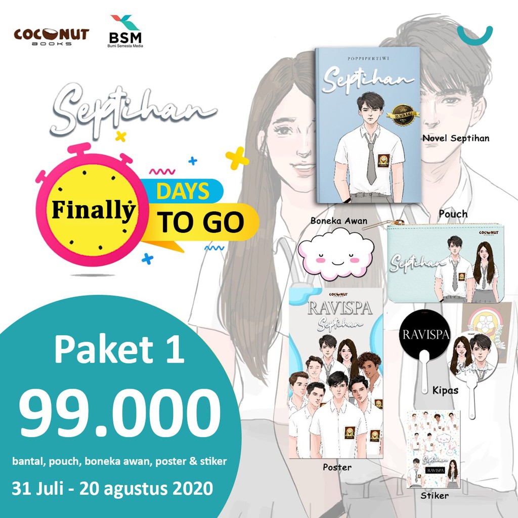 NOVEL SEPTIHAN KARYA KAK POPPI PERTIWI-PAKET 1 HADIAH