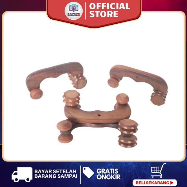 Alat Pijat Tradisional Alat pijat Kaki bahan Kayu Asli