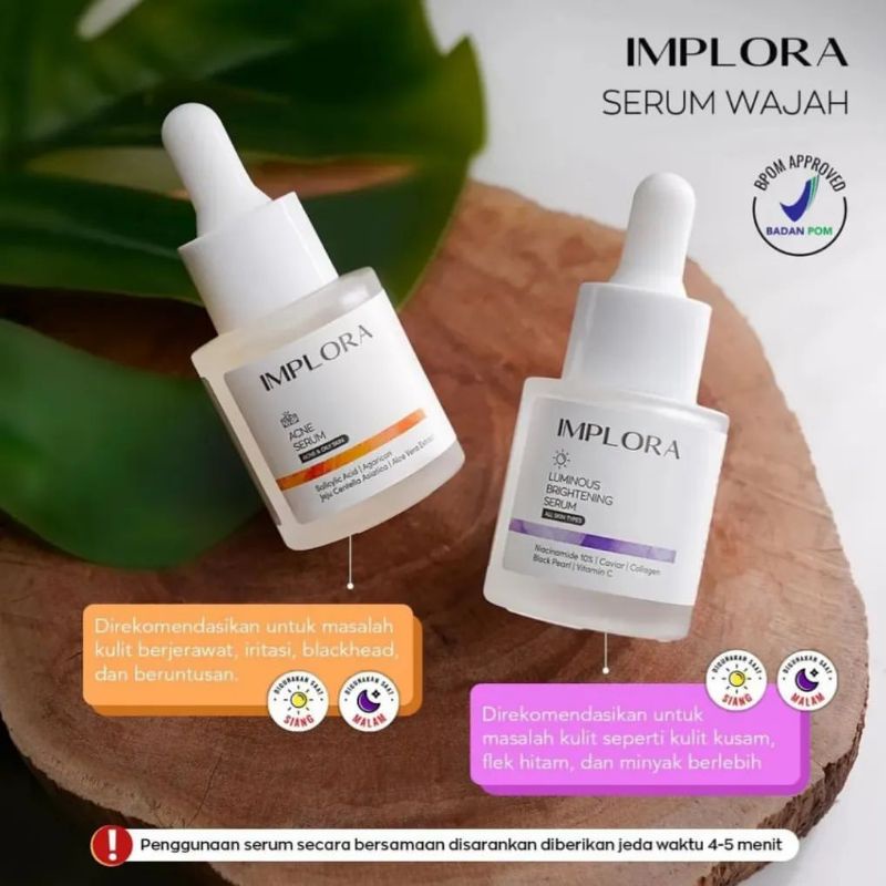 (BPOM) IMPLORA Face Serum / Serum implora