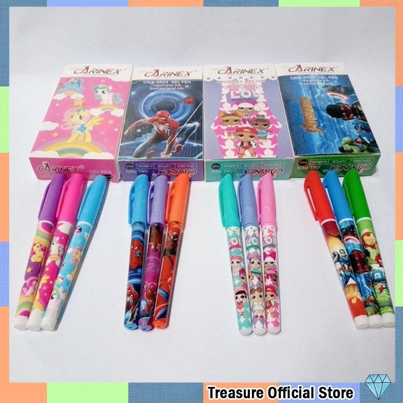 

Pulpen Gel Carinex Karakter Kartun