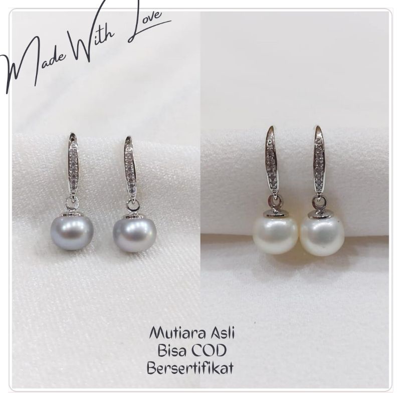 Anting Anak/Anting Dewasa Mutiara Lombok Asli