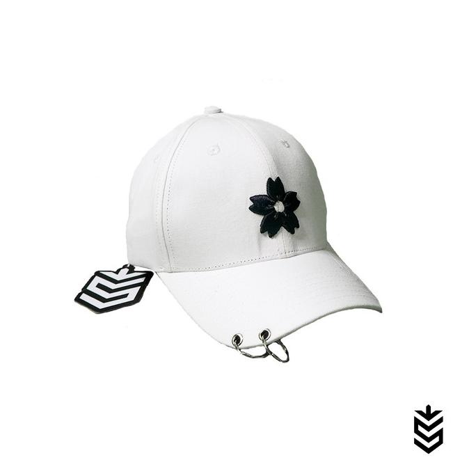 SK69 - Topi - Baseball Cap Sakura - Putih