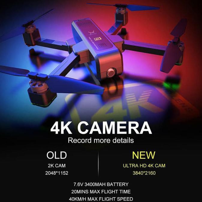 RC Drone MJX Bugs 4W B4W Brushless GPS Full HD 2K 5G WiFi FPV NEW READY