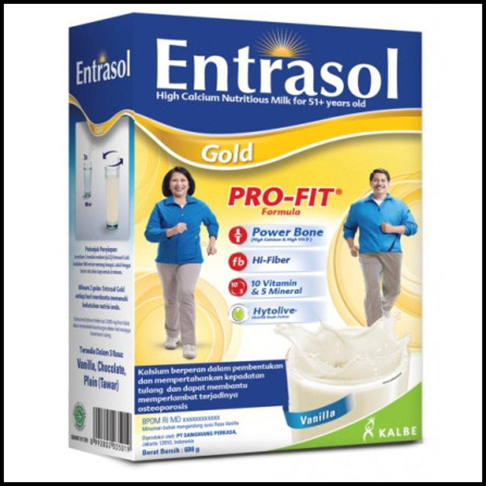 Entrasol Gold Vanila / Coklat [580gr] 600 gr