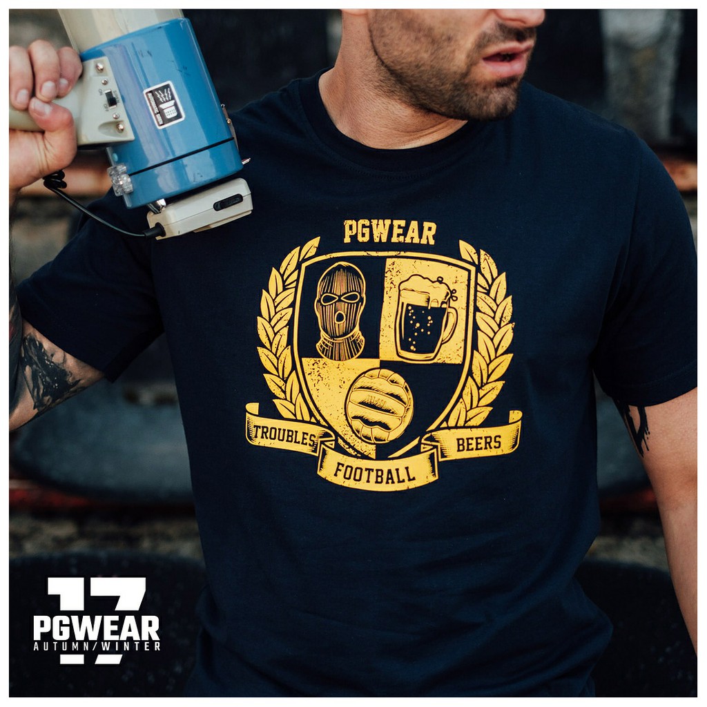 Tshirt baju kaos PGWEAR ultras word indonesia hooligan bola persija the jak viking persib