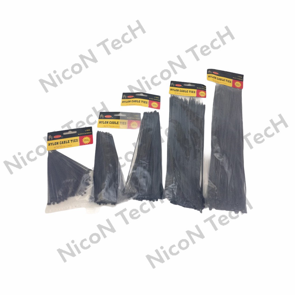 Kabel Ties Hitam 150 mm / Kabel Tis / Cable Tie / Cable Ties