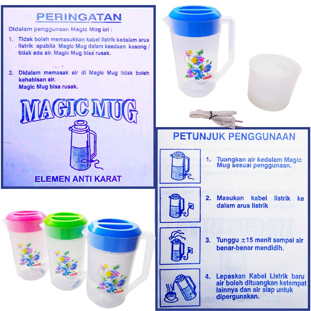 Lion Star K-3 Water Jug 2,1 L + Saringan / Teko Ceret Air Listrik / Eskan Water Jug  2,1 L+ Saringan