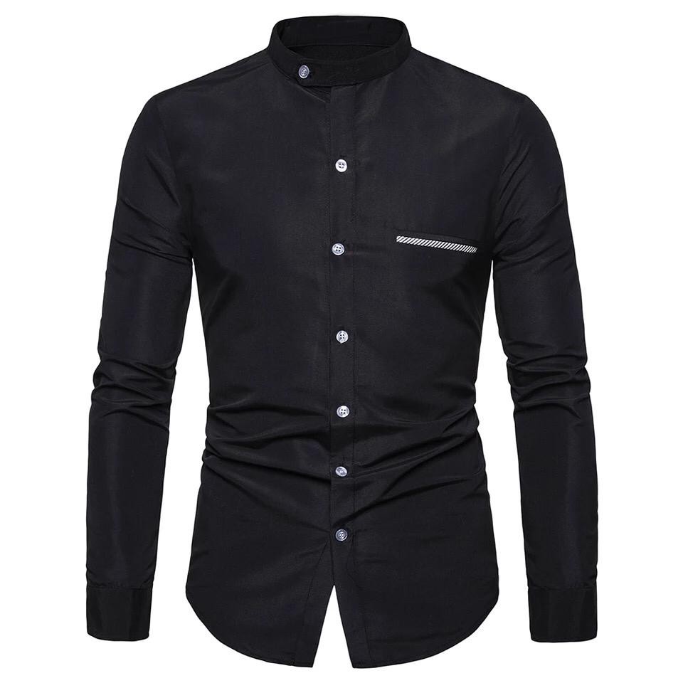 [koko abdul OT] baju koko pria katun stretch lengan panjang varian warna