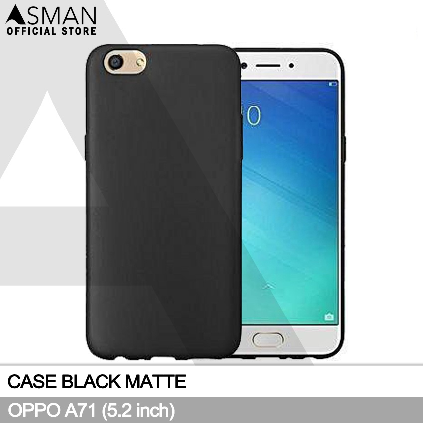 Ultraslim Oppo A71 (5.2&quot;) | Soft Case Black Matte - Black