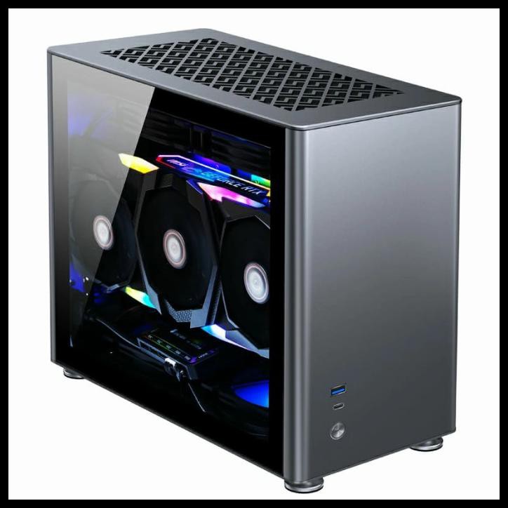 Casing Komputer Jonsbo A4 1.1 Mini Itx Case - Grey