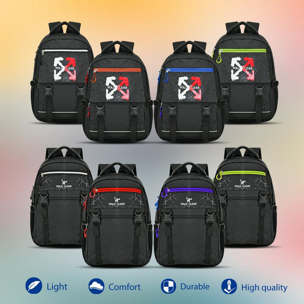 Newtonkids-Tas Ransel Sekolah Anak SD-SMP Clean/Ransel Sekolah Korea/Ransel Terkini/Tas Fashion Anak/Tas Anak Import Terbaru