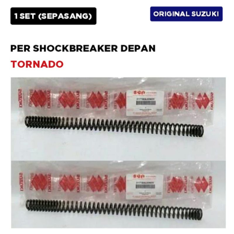 Per Shock Depan Tornado / Ori Suzuki / Sepasang Kanan Kiri / Original SGP Sok Sokbreker Shockbreaker