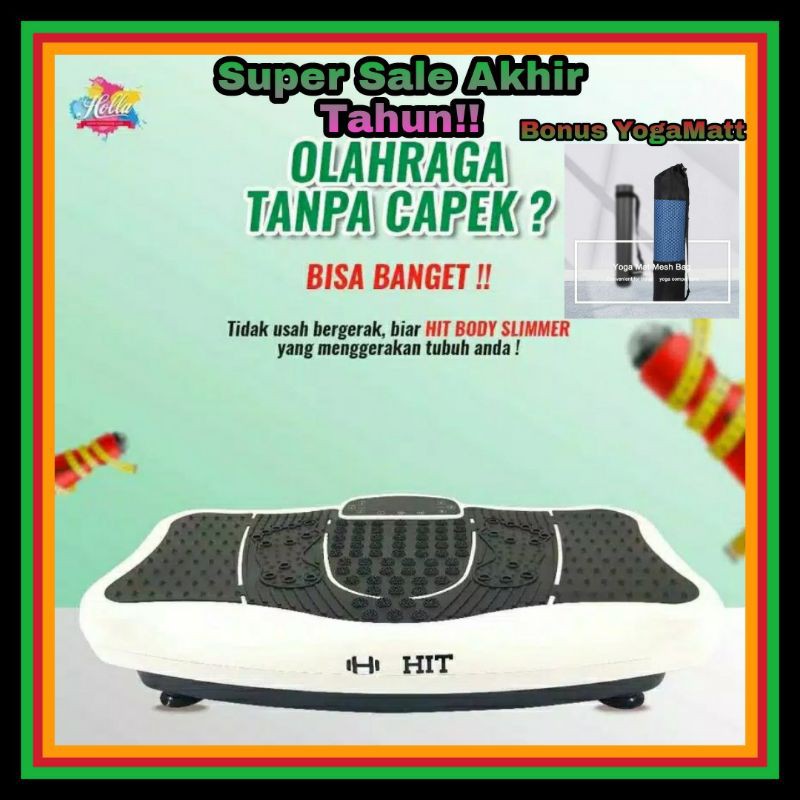 Hit Body Slimmer Lejel Alat Olahraga Getar Penghancur Lemak