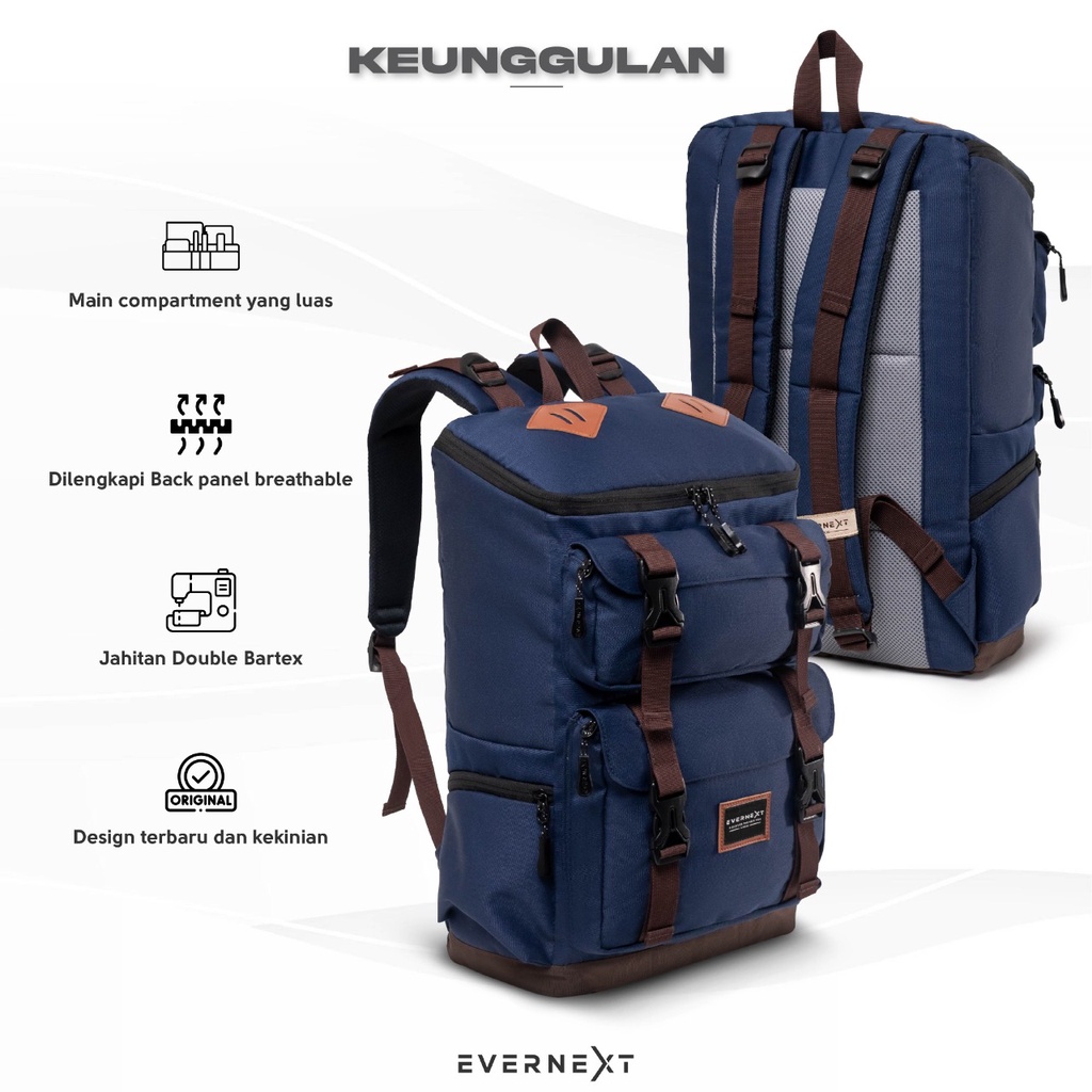 Tas Ransel Laptop Pria Wanita Tas Punggung Backpack Original