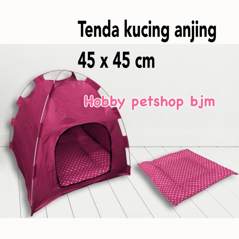 Tenda kucing anjing - rumah kasur hewan anabul kelinci bantal