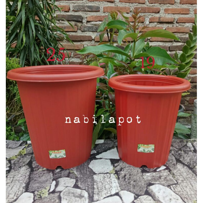 pot bunga / pot tanaman besar yogap 25 19