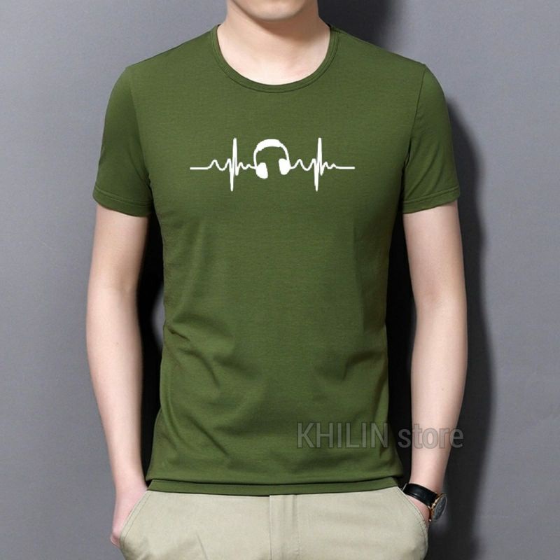 Kaos Headset Pria Cotton Baju Kaos Pria Distro Tshirt Atasan lelaki Baju Cowok Dewasa Fashion Pria Dewasa