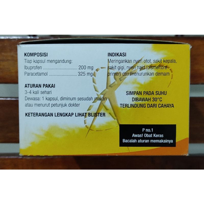 Alaxan Fr 10 Kapsul / Mengatasi Demam / Sakit Kepala / Nyeri Otot