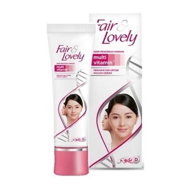 Cream Fair And Lovely Glow &amp; Lovely Cream Multivitamin - Krim Pencerah Wajah 1X25gr