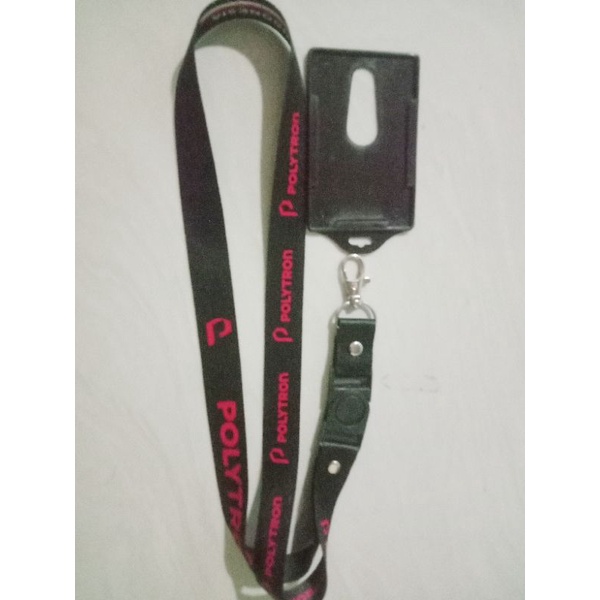 

READY POLYTRON LANYARD SATUAN FULL COLOR DUA SISI / INLUDE HOLDER