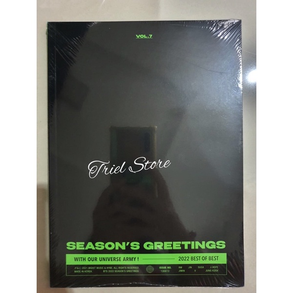 

[SHARING] SEASONS GREETINGS BTS 2022 DIARY STICKER