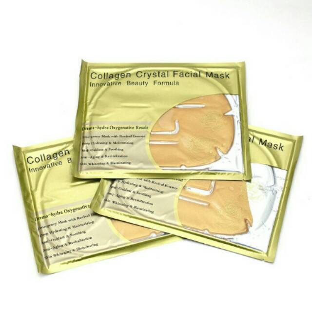 Masker wajah masker gold topeng