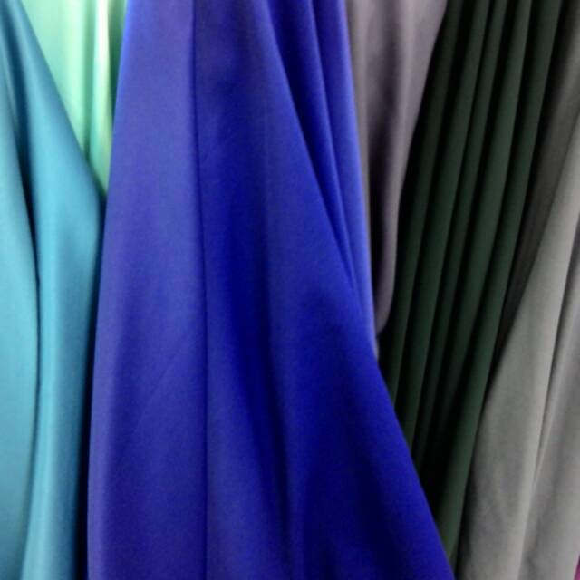 Satin Velvet Biru Elektrik