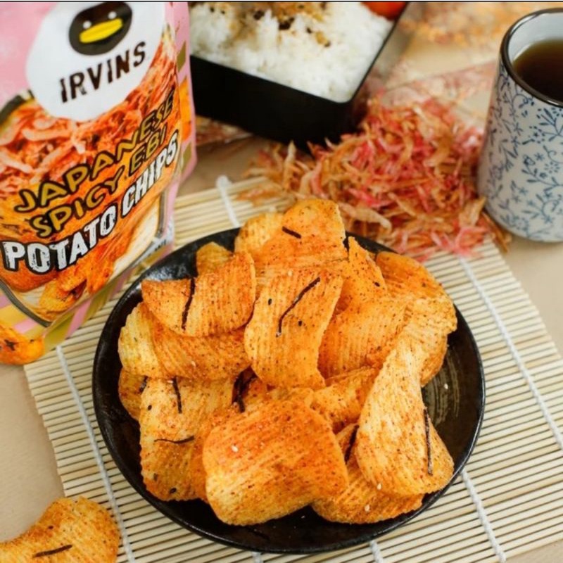 

IRVINS JAPANESE SPICY EBI POTATO CHIPS 105 gr