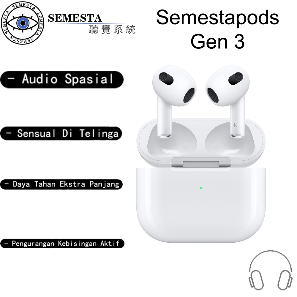 Jual Semesta 2022 The Pods Gen 3 2022 Wireless Charging [final Upgrade