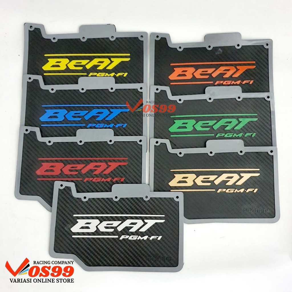 Mud Flap Beat Fi Carbon New Model Pelindung Karpet Lumpur Beat Fi Mudflap Karbon