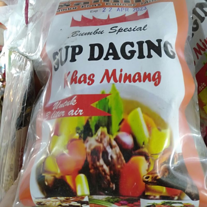 

Bumbu sup daging khas padang