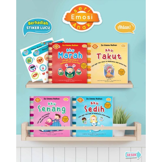 Buku Anak - Serial Emosi Anak by Ahlan