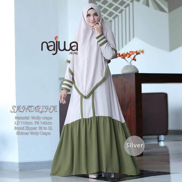 GAMIS SANDRINA by najwa hijab