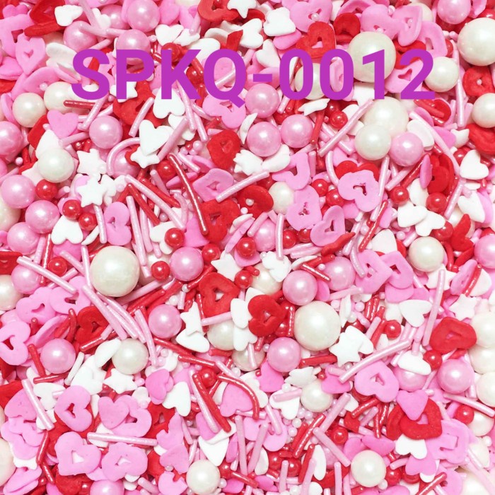 

SPKQ-0012 SPRINKLES SPRINKLE SPRINKEL 250GR MUTIARA HATI VALENTINE BEST SELLER