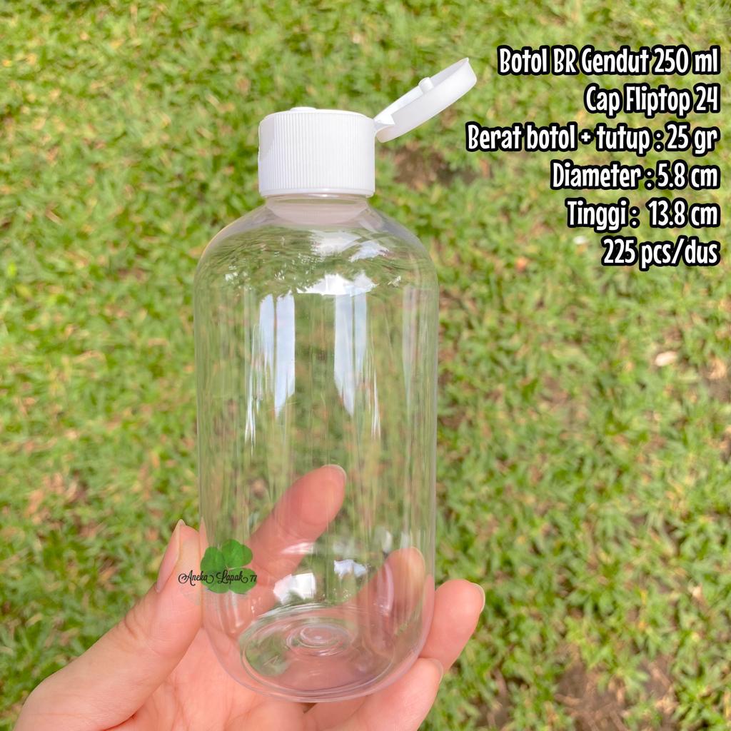 Botol FLIP BR Gendut 250 ml botol kemasan kosmetik 250 ml unik