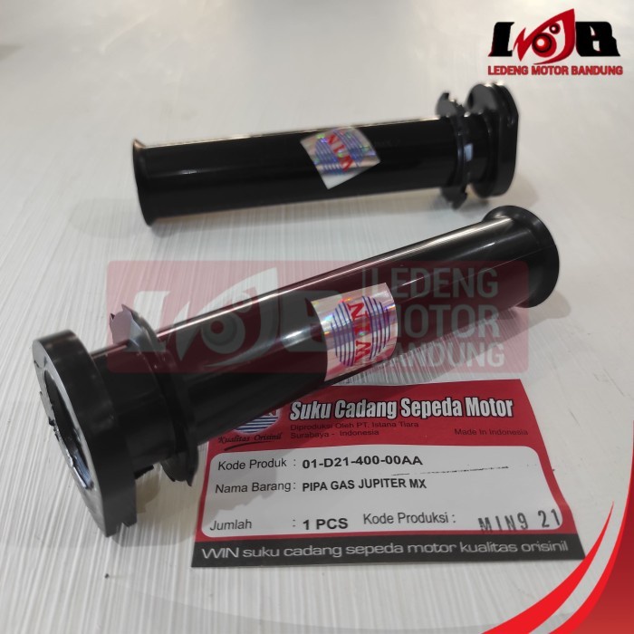 Win Pipa Gas Jupiter MX Selongsong Plastik Stang Motor Satuan