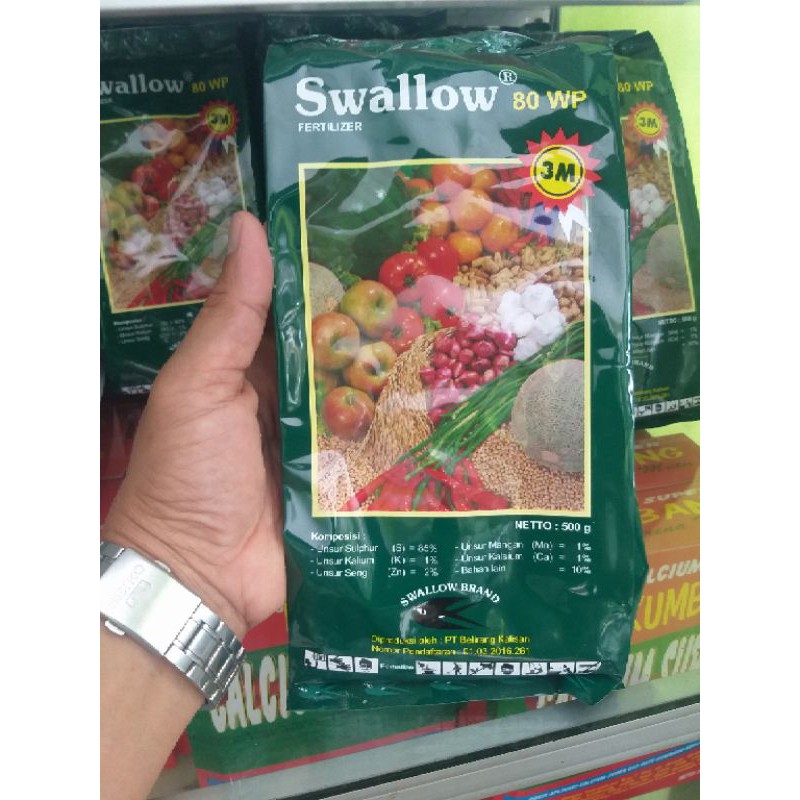 pupuk fertilizer swallow 80wp