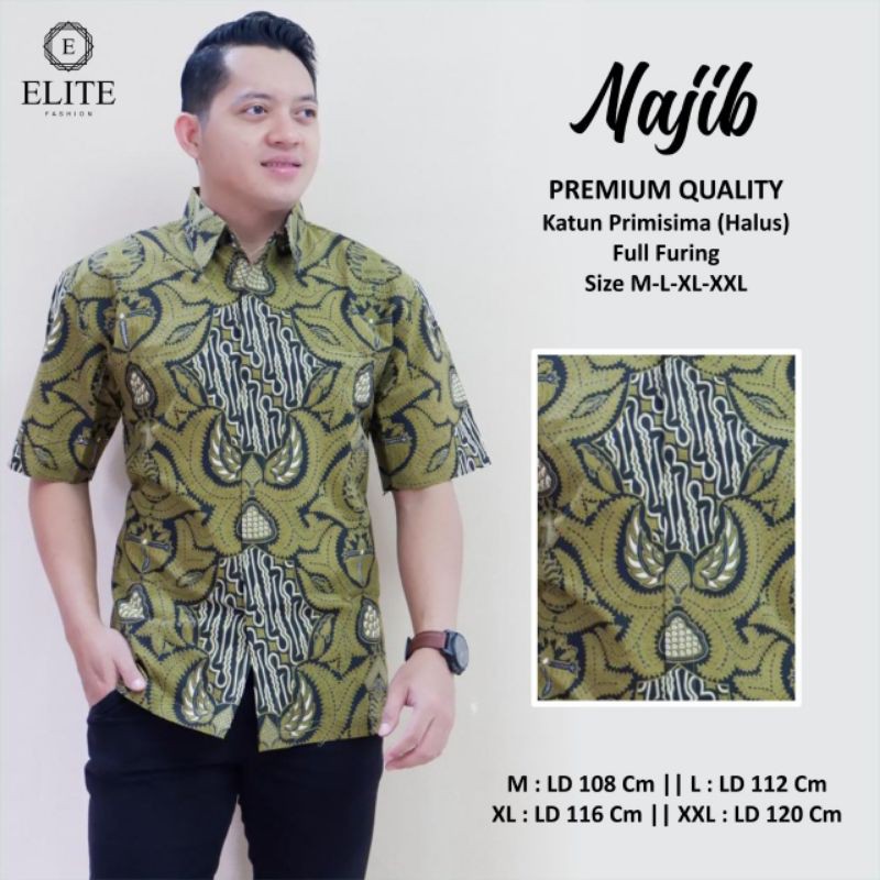 kemeja batik najib by elite
