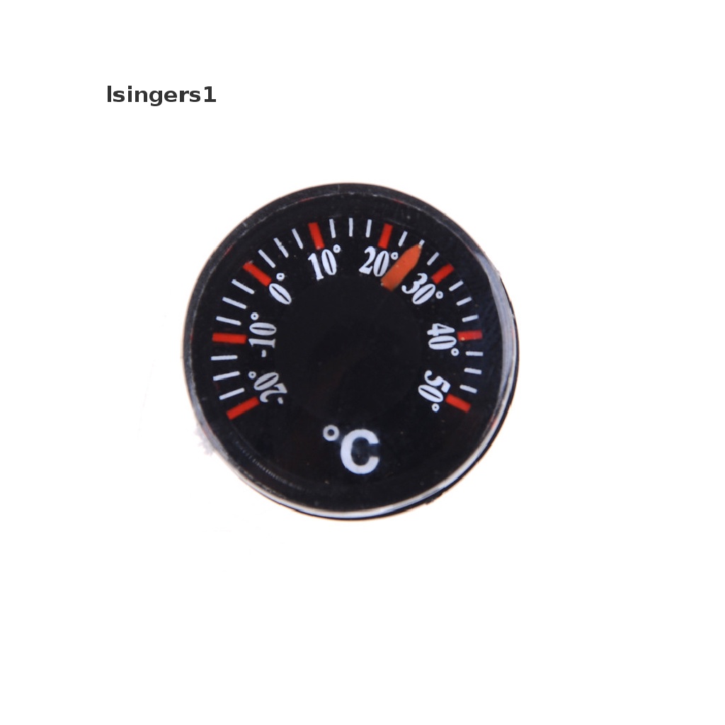 (lsingers1) Termometer mini Bulat Diameter 20mm Bahan Plastik