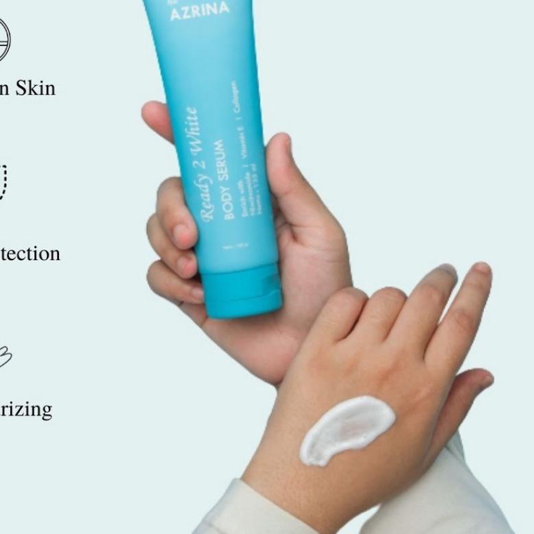 ➾ [ FREE GIFT ] Azrina Ready 2 White Body Serum - Body Lotion 135g ❄