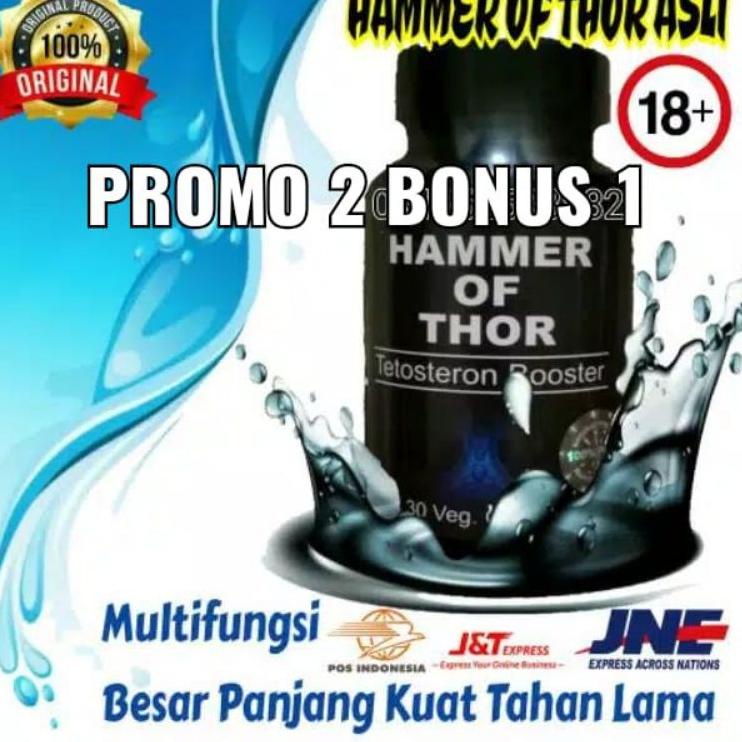 [PROMO 9SM64] HAMMER OF THOR ORIGINAL KAPSUL HITAM NEW OBAT STAMINA PRIA AMPUH Bayar Di Tempat