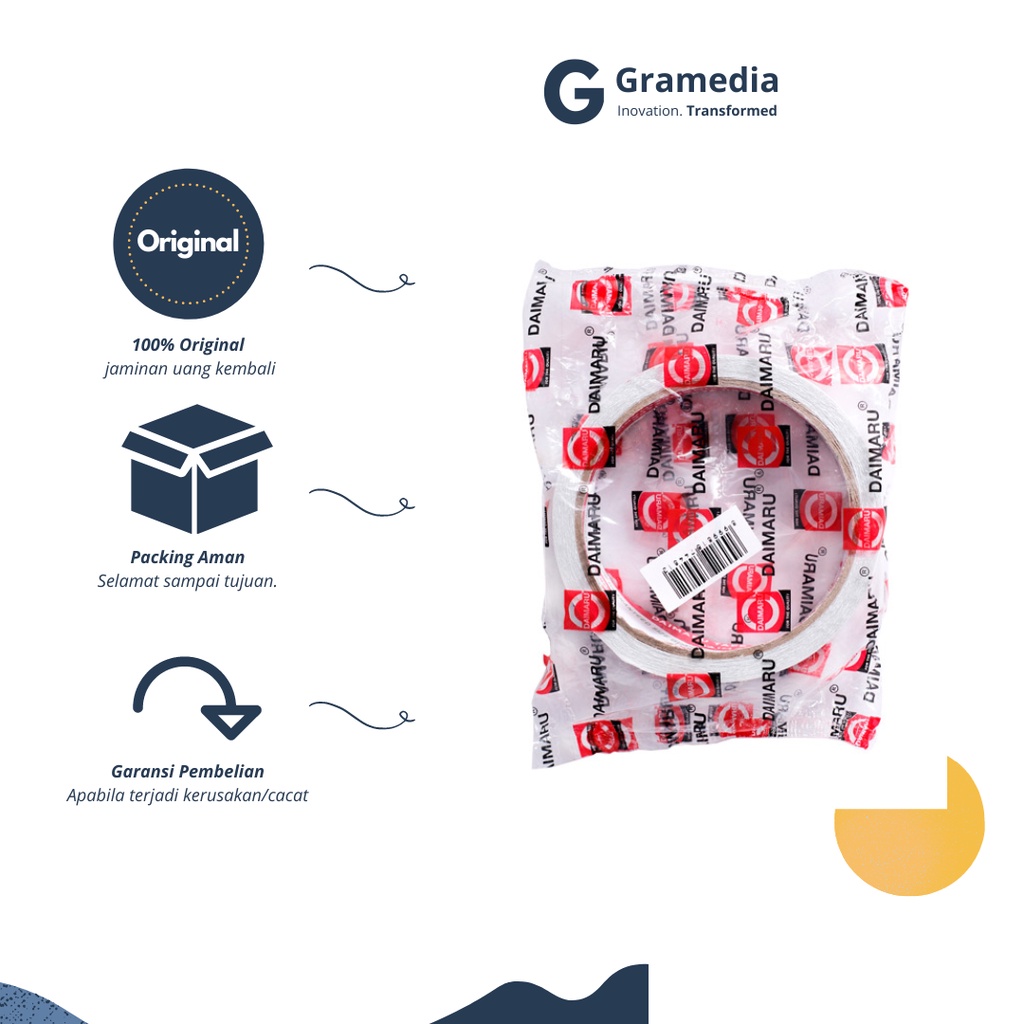 

Gramedia Cikupa - Daimaru Double Tape 24x10Y