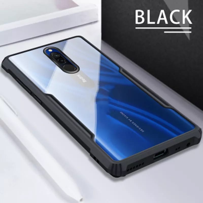 PROMO Case XIAOMI REDMI 8A Hardcase Armor Shockproof Fusion Bumper Transparan