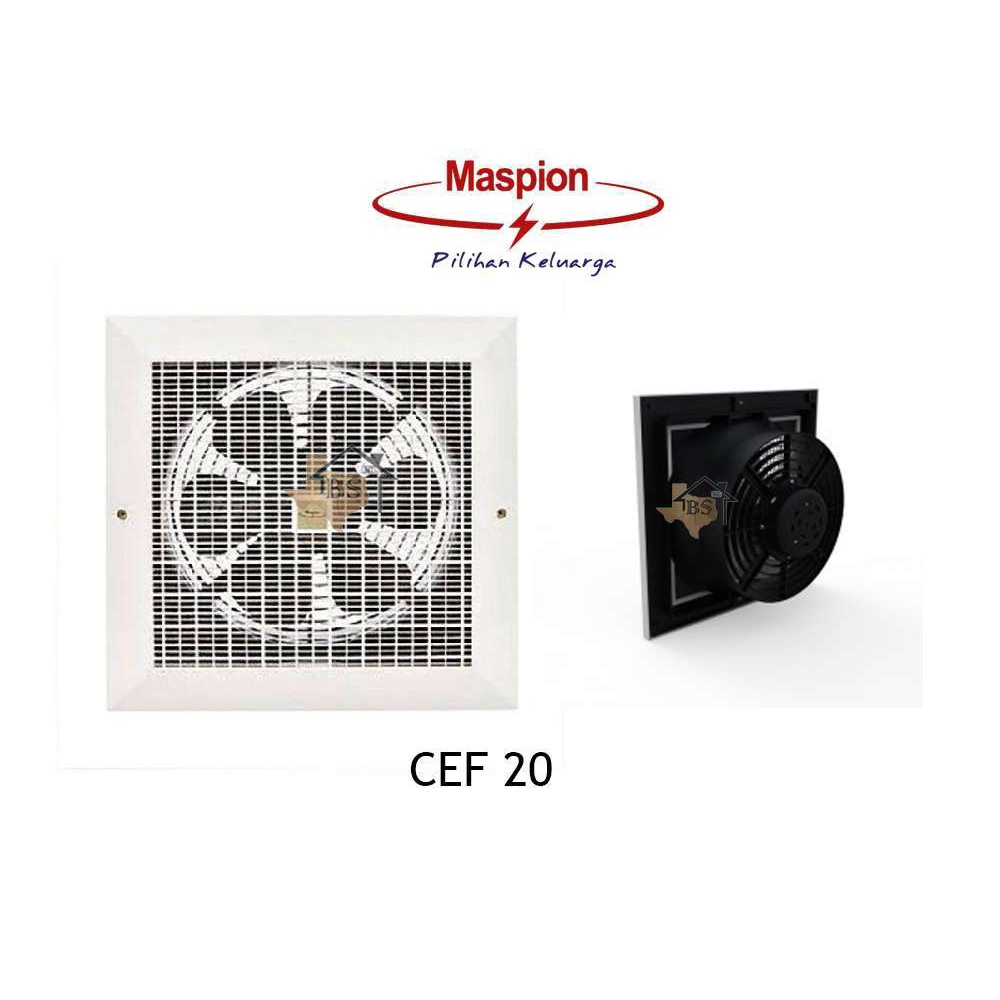 Maspion Exhaust Fan Plafon Ceiling Hexos CEF20 CEF 20 8 inch 8”