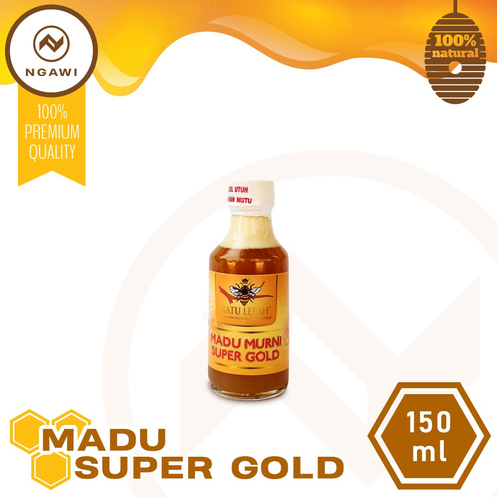 

Madu Super Gold 150 ml Asli Halal BPOM - royal jelly beepollen propolis