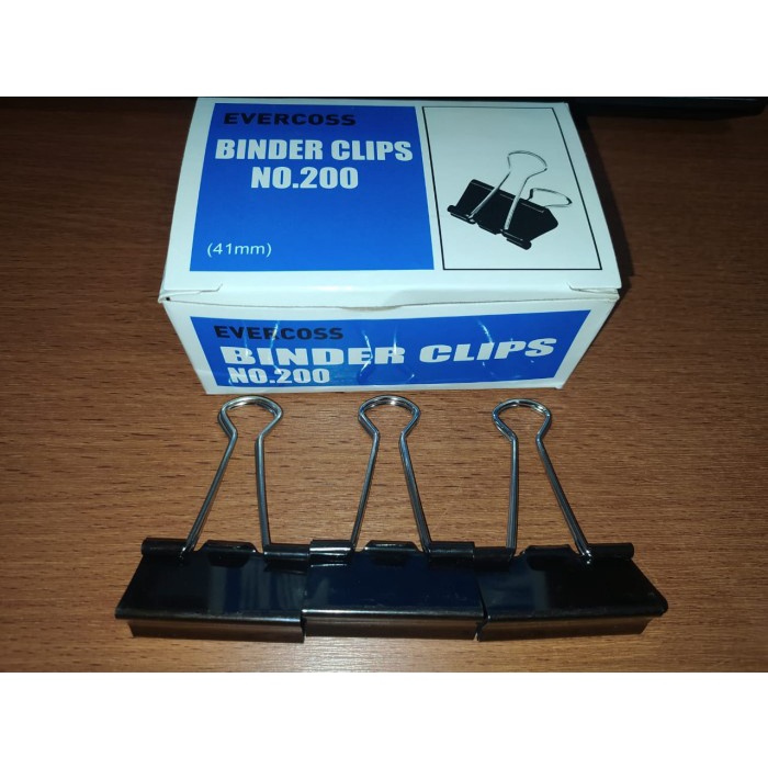 

Binder Clips Evercoss No. 200
