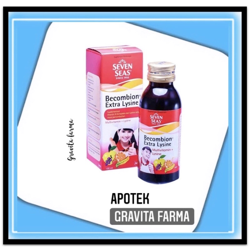 Seven Seas Becombion Syrup extra Lysine 100 ml