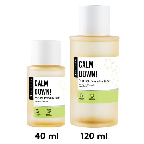 Somethinc Calm Down! PHA 3% Everyday Toner 40ml / 100ml (Anniversary Edition)